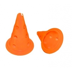 Конус напольный с отверстиями 30 см. гибкий пластик