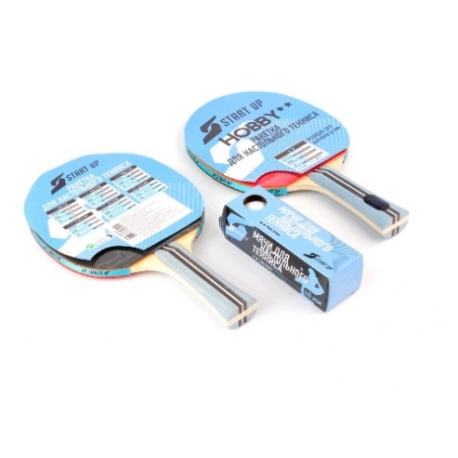 Набор для н/т START UP 2** BR20 (2 ракетки + 3 шарика)