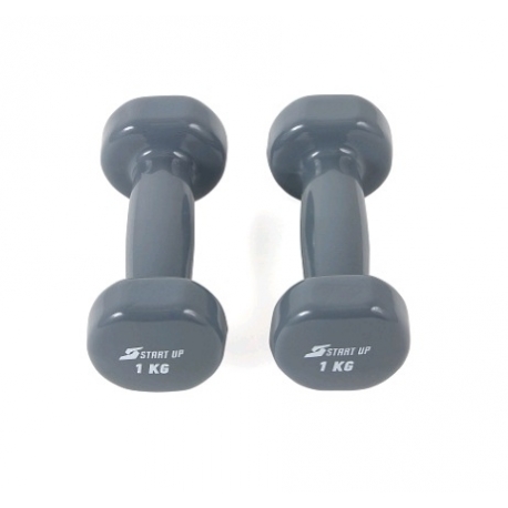 Гантели виниловые 1 кг Start Up (пара)