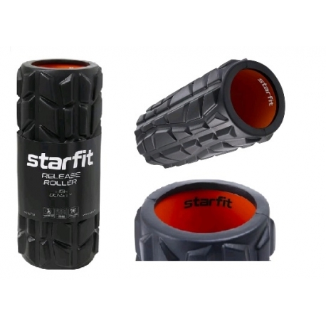 Ролик для йоги и пилатеса Star Fit FA-509 13.5х33 см, массажный, высокая жесткость