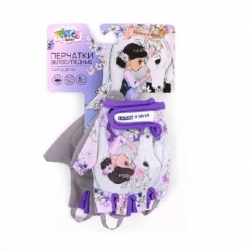Велоперчатки Vinca sport,  детские, Princess Alice