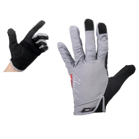Перчатки велосипедные серые, Vinca sport, длинные пальцы,