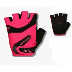 Перчатки для фитнеса женские Indigo эластан/замша 1729