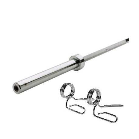 Гриф олимпийский хром. 2200мм. с замками на 318 кг