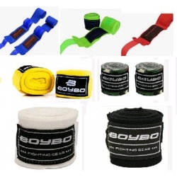 Бинт боксерский 3,5 м, BoyBo хлопок-эластан