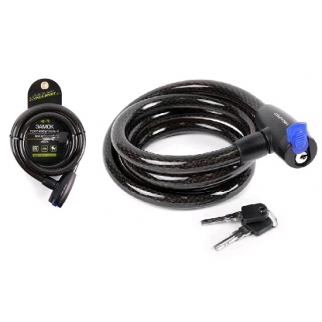 Замок трос 15*1500 мм, Vinca sport