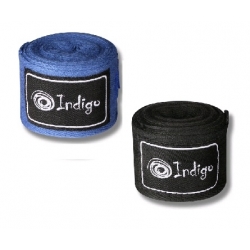 Бинт боксёрский 3,5 м INDIGO,  х/б, нейлон