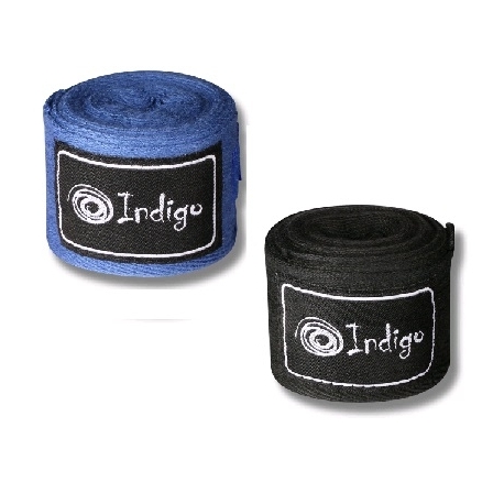 Бинт боксёрский 3,5 м INDIGO,  х/б, нейлон
