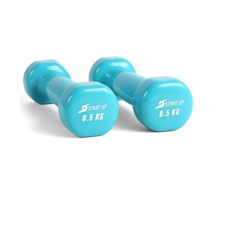 Гантели виниловые 0,5кг Start Up (пара)