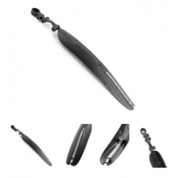 Крыло заднее 26 с диодоми светоотражающей полосой, черное