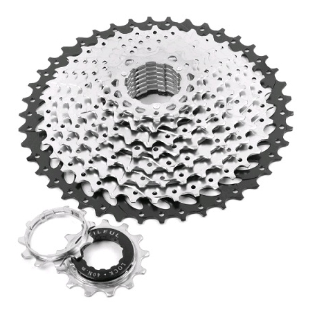 Десятерик-кассета, Vinca Sport  11-42Т, сталь никелированная