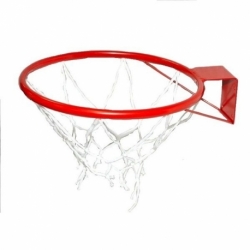 Кольцо баскетбольное стандартное,d 450мм с сеткой