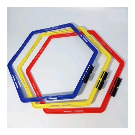 Набор шестиугольных напольных обручей Гексагон, 6 шт.
