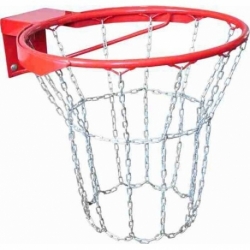 Кольцо баскетбольное антивандальное,d 450мм №7, с металлической сеткой, MR-Brim7av