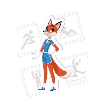 Значок акриловый ГТО ZNG16