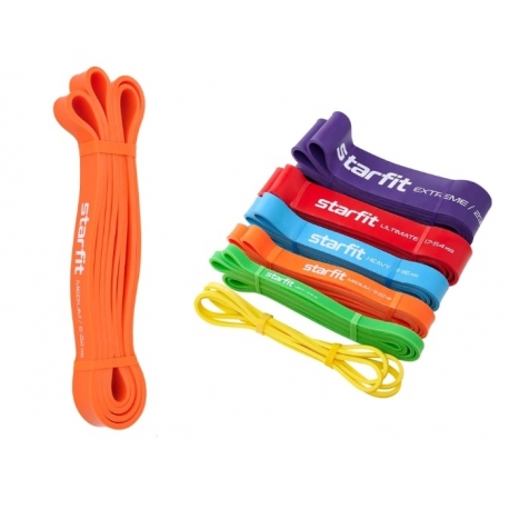 Эспандер резиновая петля 5-22 кг, Starfit ES-803, оранжевый