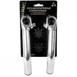 Рога на руль Vinca sport алюм., 22,2*180мм, удлиненные