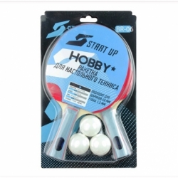 Набор для н/т START UP BR-06 (2 ракетки + 3 шарика)
