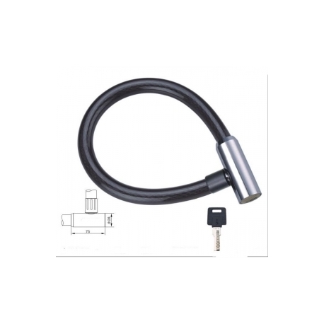 Замок трос 20*1500мм, Vinca sport черный