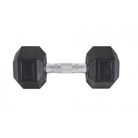 Гантель обрезиненная 10 кг Torres