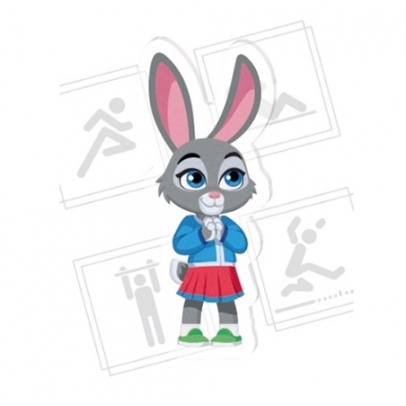 Значок акриловый ГТО ZNG18