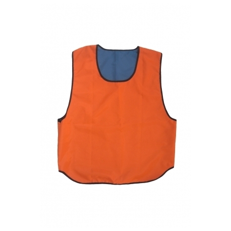 Манишка двухсторонняя оранжево-синяя СП