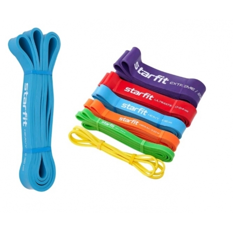 Эспандер резиновая петля 11-36 кг, Starfit ES-803, синий