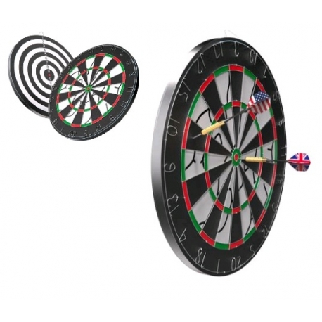 Дартс DFC METAL двусторонний 45 см, 6 дротиков