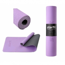 Коврик для йоги FM-201, TPE, 183x61x0.6 см