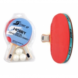 Набор для н/т START UP BR 17 (2 ракетки + 3 шарика)