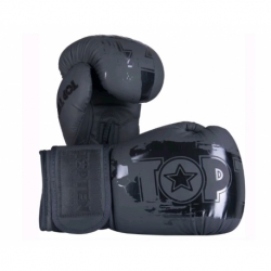 Перчатки боксерские 16 ун. TOP TEN Power Ink Black`n`Black