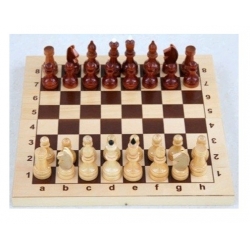 Шахматы гроссмейстерские (в утяжелителем) в комплекте с доской