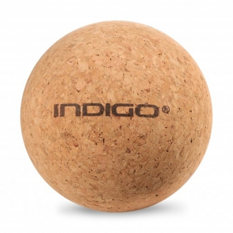 Мяч массажный Indigo 8 см IN290 (пробка)