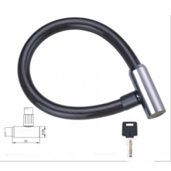 Замок трос 20*1500мм, Vinca sport черный