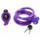 Замок трос 12*1200мм, Vinca sport фиолет., защита от влаги