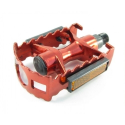 Педали Vinca sport VP 04 алюм., красные 95х65 мм