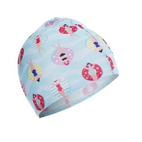 Шапочка для плавания (дет) ONLYTOP CAKE, тканевая, 46-50 см