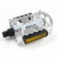 Педали Vinca sport VP 04 алюм., серебро 103х78 мм