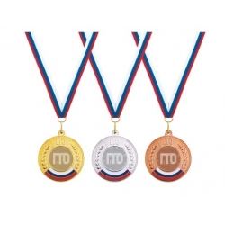 Медаль ГТО MKG62b серебро