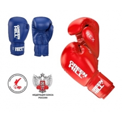 Перчатки боксерские 14 oz Green Hill REX (ФБР) (ФКР)
