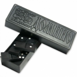 Домино пластиковое, черное