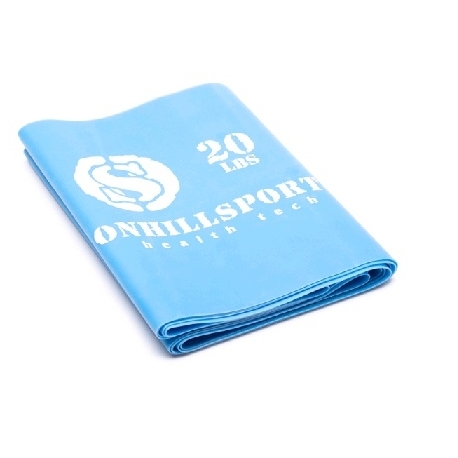 Фитнес Лента латексная голубая 20 LBS – 9,1 кг