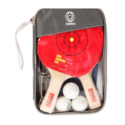Набор для н\т Torres Contro 10 (2 ракетки + 3 шарика, сетка)