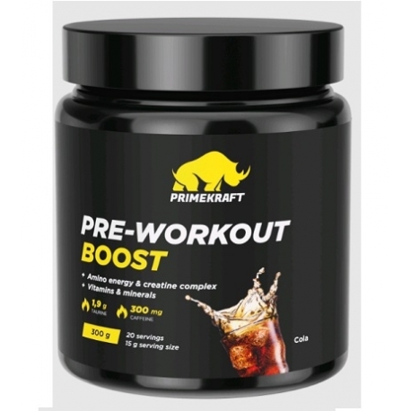 Предтренировочный комплекс PrimeKraft Pre-Workout Boost 300 г