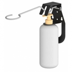 Держатель для антисептика настенный локтевой ДЛТ-1 с флаконом