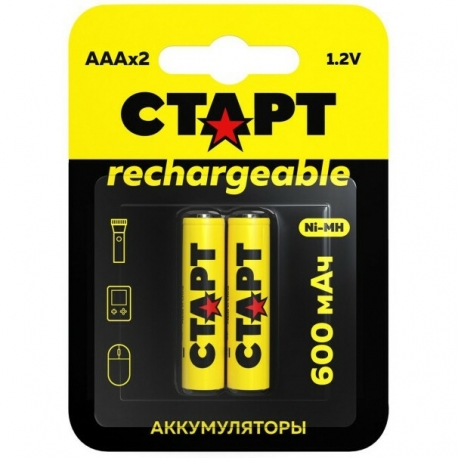 Аккумулятор СТАРТ HR03(AAA) 1,2V 600 mAh Ni-Mh