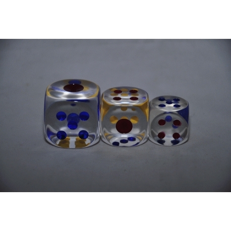 Зары прозрачные 2,7*2,7 см