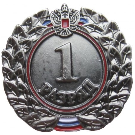 Знак I разряд (взрослый)