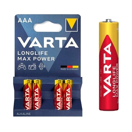 Элемент питания Varta 4703 LONGLIFE Max Power LR03 BL-4 AAA