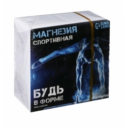 Магнезия спортивная в брикете ONLYTOP «Будь в форме»